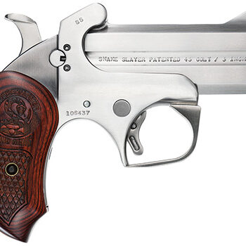 Bond Arms BASS Snakeslayer 45 Colt 410 Gauge 3.5" Barrel Stainless Steel Derringer Rosewood Grips