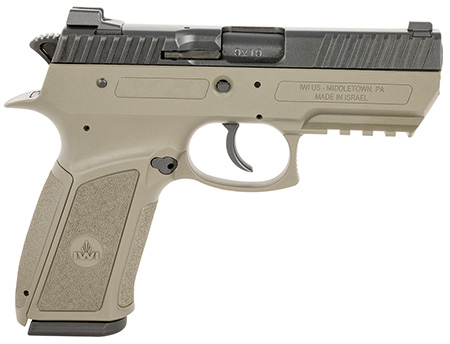 IWI Jericho 941 Enhanced 9mm Luger, 17+1, 3.80" Barrel, OD Green Finish, Picatinny Rail Frame, Serrated Black Steel Slide, Polymer Grip