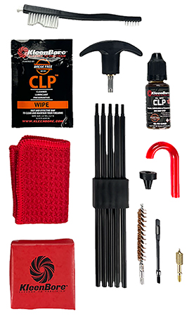 KleenBore K309 .35/9mm PCC Caliber Rifle Cleaning Kit - Nylon Bristles Phosphor Bronze Bristles