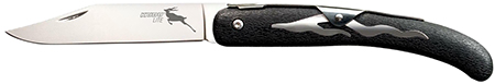 Cold Steel Kudu Lite Folding Knife 4.25-inch Plain Edge 5Cr15MoV Stainless Steel Blade Black Woodgrain Zy-Ex Handle
