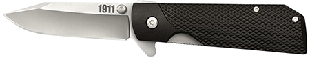 Cold Steel 1911 3" Folding Knife Clip Point Stainless Steel Blade Black Checkered Griv-Ex Handle