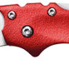 Cold Steel Tuff Lite Mini 2-Inch Folding Sheepsfoot Knife 4034 Stainless Steel Blade Red Griv-Ex Handle Pocket Clip 1 132879