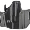 Bianchi 51831 Allusion Assent Pro-Fit OWB Size 11 Black Leather Belt Slide Compatible w/Glock 26/S&W M&P Shield/S&W M&P Compact/FN FNS Compact Belt Up to 1.50" Wide Right Hand 2 133361