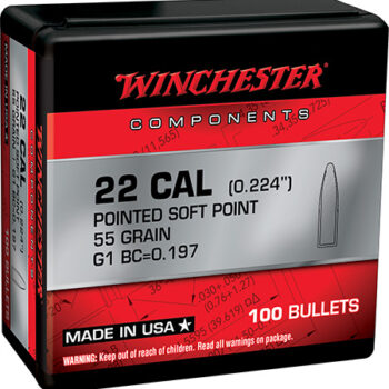 Winchester 223 Remington Rifle Ammunition 55 Grain Soft Point 100 Rounds per Box