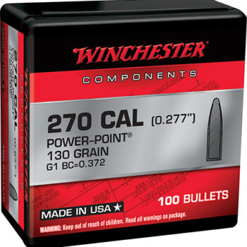 Winchester Centerfire Rifle .270 Win 130gr Power Point 100 Rounds