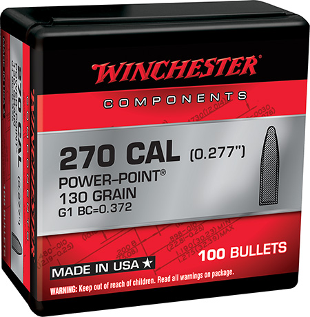 Winchester Centerfire Rifle .270 Win 130gr Power Point 100 Rounds 3 Winchester Centerfire Rifle .270 Win 130gr Power Point 100 Rounds