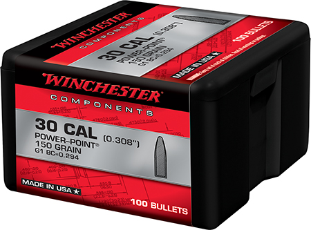 Winchester Centerfire Rifle .30 Cal 150gr Power Point 100 Rounds