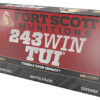 Fort Scott 243 Win 80gr Solid Copper Spun TUI Rifle Ammunition 20 Rounds 2 133869