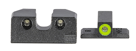 Meprolight USA Hyper-Bright Tritium Sights for Sig Sauer P-Series: Green Outline Front Black Outline Rear 3 Meprolight USA Hyper-Bright Tritium Sights for Sig Sauer P-Series: Green Outline Front Black Outline Rear