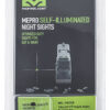 Meprolight Tru-Dot Green Tritium White Outline Front Sight for Glock Gen 1-5 1 134476