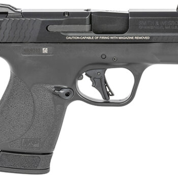 Smith & Wesson M&P Shield Plus Micro-Compact 9mm Luger, 10+1/13+1, 3.10" Black Armornite Stainless Steel Barrel & Serrated Slide, Matte Black Polymer Frame, No Safety
