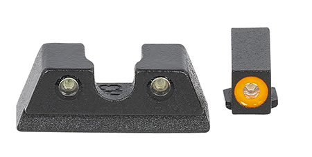 MEPROLIGHT Hyper-Bright Tritium Night Sights for Glock 42/43 - Green Front Green Rear