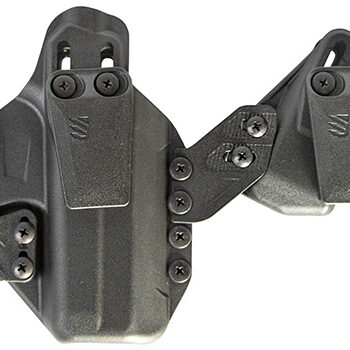 Blackhawk 416176BK Stache Premium Kit IWB Size 76 Black Polymer Belt Clip Compatible w/Glock 48 Ambidextrous