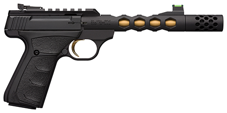 Browning Buck Mark Plus Vision SR .22 LR 5.87" Threaded Barrel Gold Cerakote Pistol
