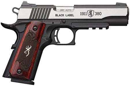 Browning 1911 Black Label Medallion Pro .380 ACP 4.25" Barrel Matte Black Frame Pistol