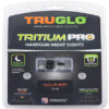 TruGlo TGTG231W1C Tritium Pro Black | Green Tritium Orange Outline Front Sight Green Tritium Rear Sight 2 135964