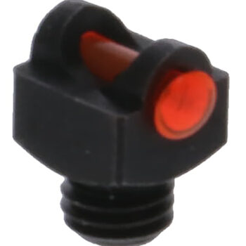 TruGlo StarBrite Deluxe Bead Front Sight for AR-15 | Black + Red Fiber Optic 6-48" Threads