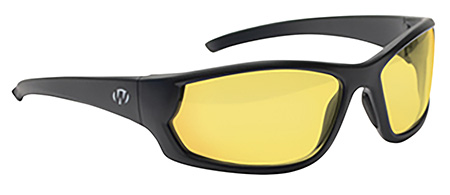 Walker's IKON Ballistic Eyewear Adult Amber Lens Matte Black Frame