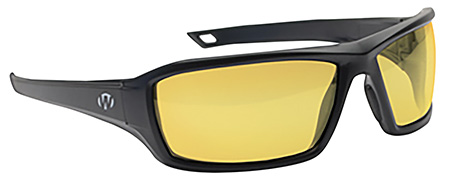 Walker's IKON Forge Ballistic Eyewear Adult Amber Lens Matte Black Frame