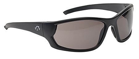 Walker's IKON Vector Smoke Gray Lens Matte Black Frame Safety Glasses