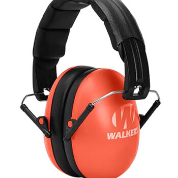 Walker's Youth Passive Earmuff 23dB Over-Head Coral/Black Polymer