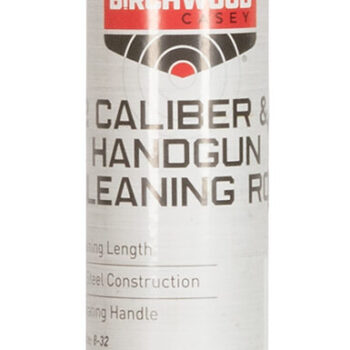 Birchwood Casey 22 Caliber Handgun Cleaning Rod Steel 12" - Reusable Storage Tube