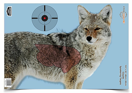 Birchwood Casey Pregame Coyote Paper Hanging Rifle Target 16.50" x 24" Impact Enhancement 3-Pack