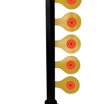Birchwood Casey 47430 World of Targets Handgun Dueling Tree Circle w/Diamond Center Steel Target 48.50" H x 28.50" W x 23" D