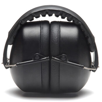 PYRAMEX PM3010 Ear Muffs 26 dB Noise Reduction Foam Padding Over-the-Head Black Single Pair