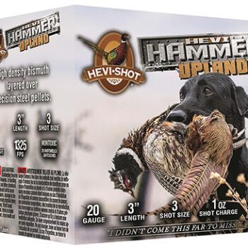 HEVI-Shot HEVI-Hammer Upland 20 Gauge 3" 1 oz Steel/Bismuth Shot 3 Shot 25 Rounds Per Box