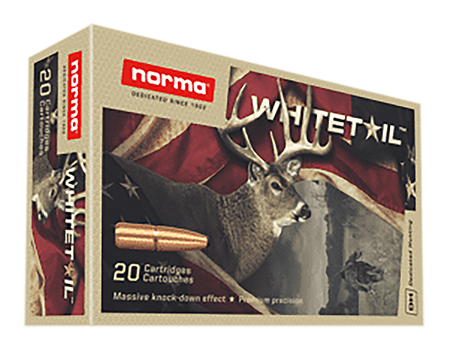 Norma Dedicated Hunting Whitetail .243 Win 100gr Pointed Soft Point, 20-Box/10-Case