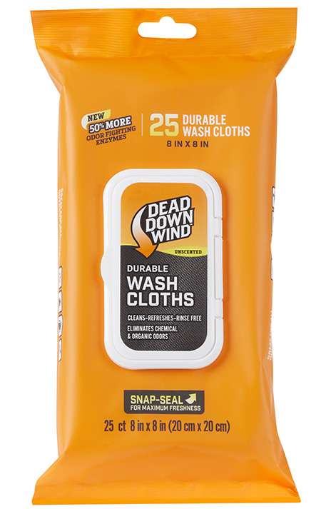 Dead Down Wind 1355 Scent Eliminating Wash Cloths 8x8 Inch Unscented 25-Pack 3 Dead Down Wind 1355 Scent Eliminating Wash Cloths 8x8 Inch Unscented 25-Pack