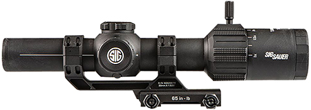SIG Sauer Tango-MSR LPVO 1-6x24mm 30mm Tube Illuminated BDC6 Reticle Throw Lever ALPHA Mount
