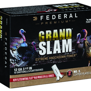 Federal Premium Grand Slam Shotgun Shells 12 Gauge 3.5" 2oz 5-Shot Buckshot