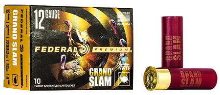 Federal Premium Grand Slam 12 Gauge 3" 1.75oz 4 Shot Shotshells