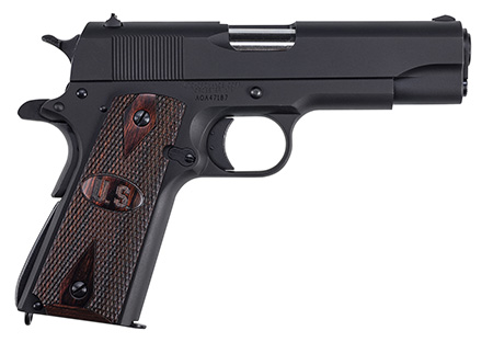 Auto-Ordnance 1911 A1 Commander .45 ACP 4.25" Black Serrated Slide Wood Grips Pistol