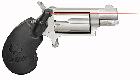 North American Arms Mini-Revolver .22 WMR 5-Shot 1.13" Stainless with Viridian Laser
