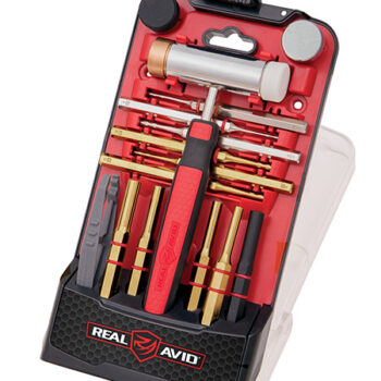 Real Avid AVHPS-B Accu-Punch Punch Set Brass/Nylon/Steel Universal Firearm