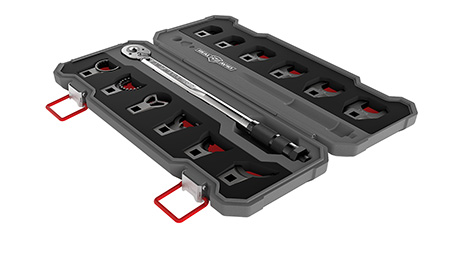 Real Avid AVMF13WS Master -Fit 13 Piece Crowfoot Wrench Set Gray/Red AR-Platform Heavy Duty Torque Wrench Handle 13 Pieces 3 Real Avid AVMF13WS Master -Fit 13 Piece Crowfoot Wrench Set Gray/Red AR-Platform Heavy Duty Torque Wrench Handle 13 Pieces