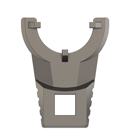 Real Avid AR-15 Master-Fit Extended & Standard Castle Nut Wrench - Titanium/Stainless Steel