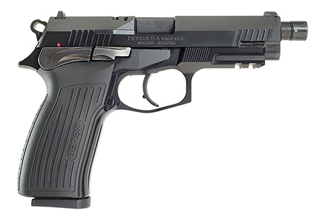 Bersa TPRX 9mm 4.25" Threaded Barrel Semi-Auto Pistol 17+1 Black Slide Aluminum Frame Picatinny Rail