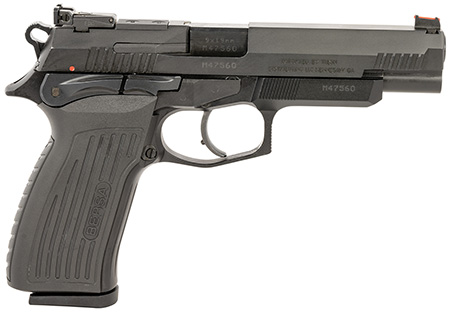 Bersa TPR XT 9mm 4.96" Barrel Full Size Semi-Auto Pistol 17+1 Black Steel Slide Aluminum Frame