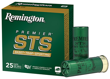 Remington 20 Gauge 7/8 oz 7.5 Shot Premier STS Target Shotgun Shells 2.75" Length 25 Rounds