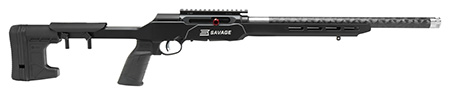 Savage Arms A22 Precision Lite 22LR Semi-Auto Rifle 18" Carbon Fiber-Wrapped Barrel 10+1 Capacity MDT Aluminum Chassis Stock Polymer Grip Right-Hand