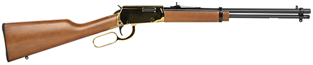 Rossi Rio Bravo .22 LR Semi-Auto Rifle 15+1 Rounds 18" Polished Black Barrel Gold Receiver Hardwood Stock