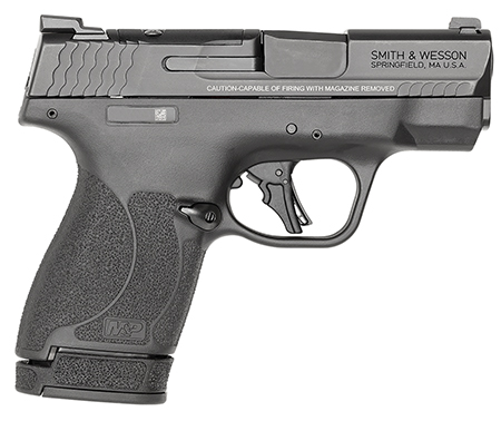 Smith & Wesson M&P Shield Plus Optic Ready Compact 9mm Luger, 10+1/13+1, 3.10" Barrel, Black, Optic Cut Slide, Polymer Frame, Tritium Sights (No Thumb Safety) 3 Smith & Wesson M&P Shield Plus Optic Ready Compact 9mm Luger, 10+1/13+1, 3.10" Barrel, Black, Optic Cut Slide, Polymer Frame, Tritium Sights (No Thumb Safety)