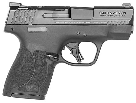 Smith & Wesson M&P Shield Plus Micro-Compact 9mm Luger, 10+1, 3.10" Black Armornite Stainless Steel Barrel & Optic Cut Serrated Slide, Matte Black Polymer Frame, Tritium Night Sights