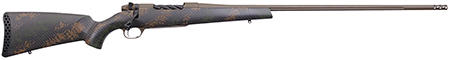 Weatherby Mark V Backcountry 2.0 257 Weatherby Mag Bolt-Action Rifle 26" Patriot Brown Cerakote Metal Finish Brown Sponge Pattern Stock