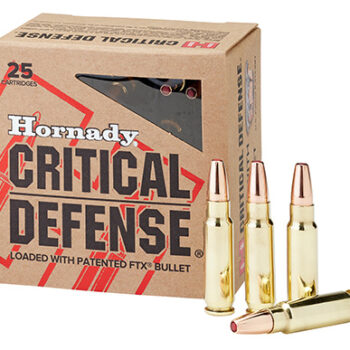 Hornady Critical Defense 5.7x28mm 40gr FTX Ammunition 25 Rounds