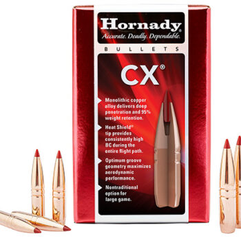 Hornady 37084 CX  375 Cal 250 gr Copper Solid 50 Per Box/ 15 Case
